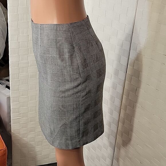 BRAND NEW DAILY HABIT PLAID ZIP CLOSURE ABOVE ANKLE PENCIL SKIRT - Picture 5 of 14